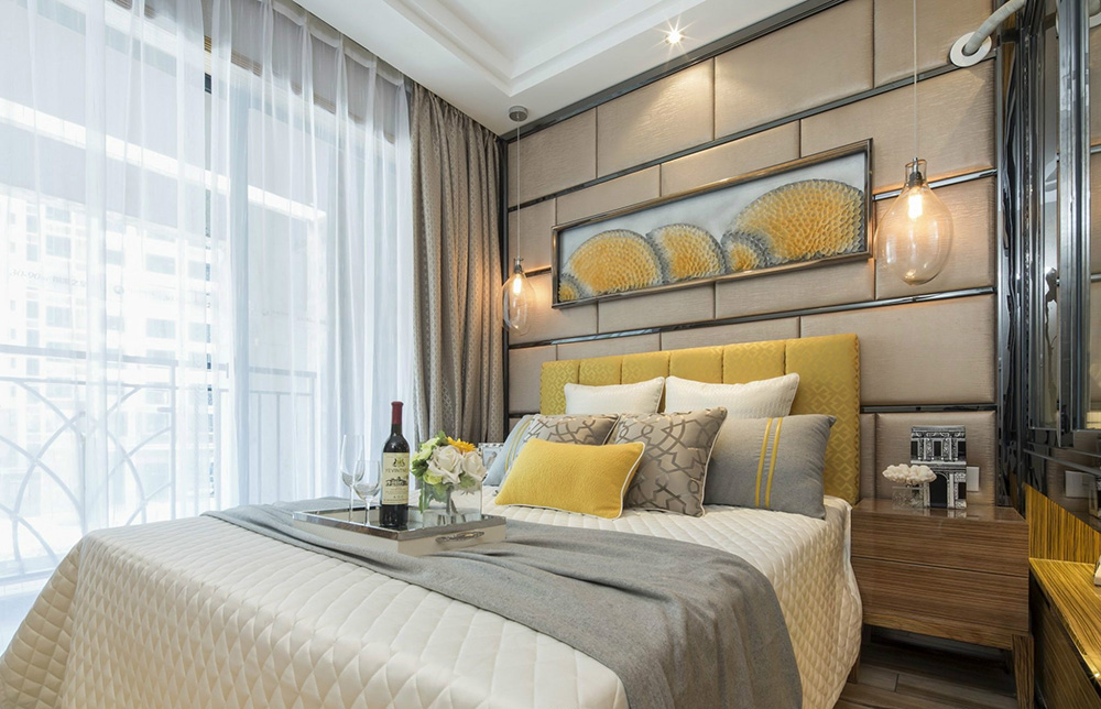 現(xiàn)代簡約風格室內裝修效果圖-同濟廣場二居90平米-室內臥室裝修設計 現(xiàn)代簡約風格室內裝修效果圖-同濟廣場二居90平米-室內臥室裝修設計