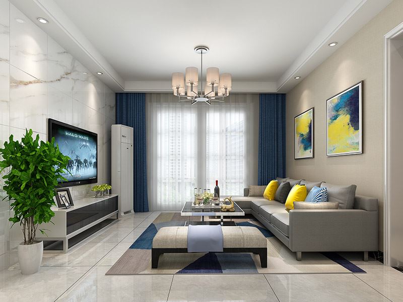 佛山市君御海城現(xiàn)代簡約風(fēng)格二居室裝修案例