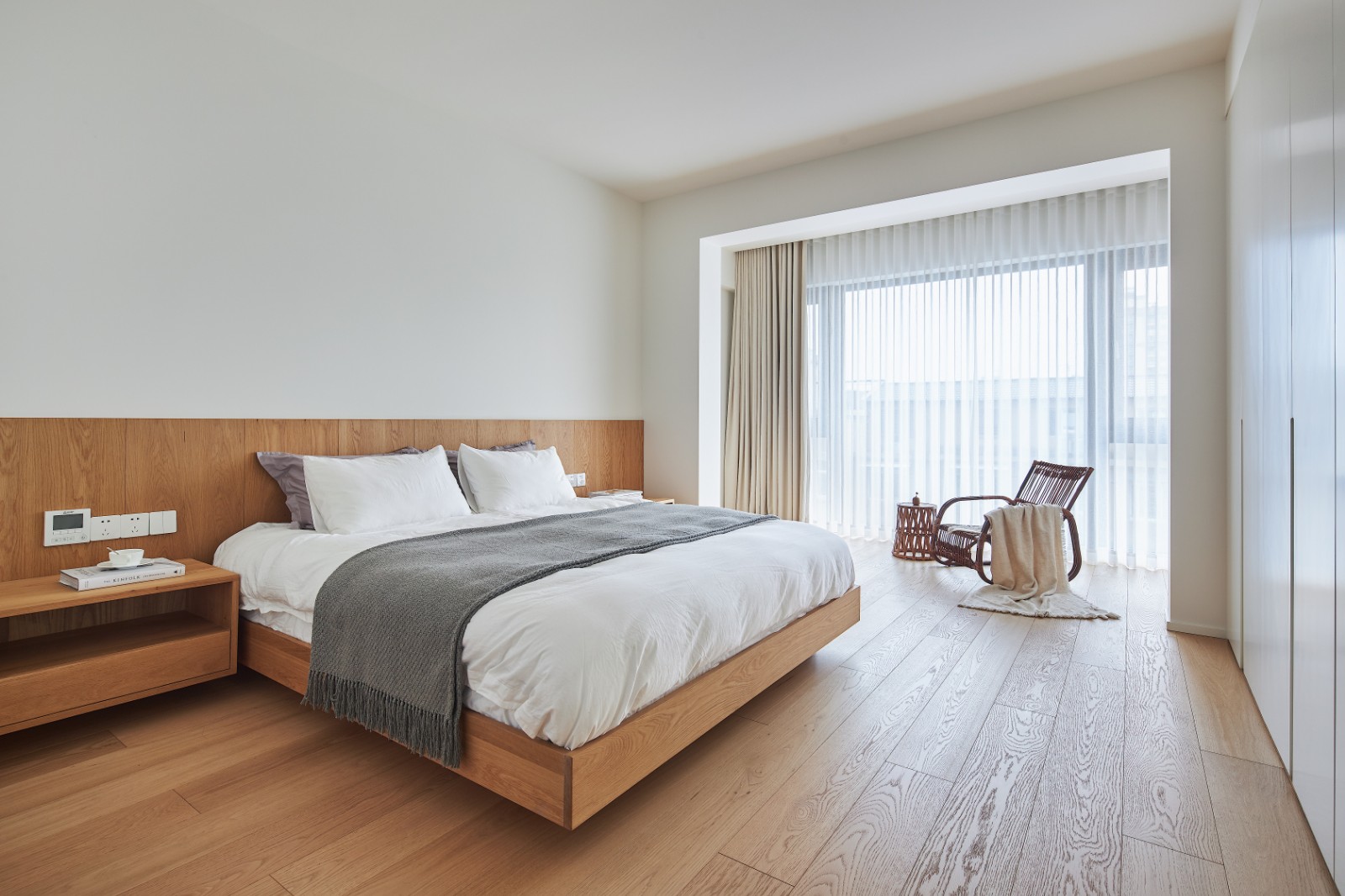 裝修案例日式簡約風格室內(nèi)裝修效果圖-主臥 裝修案例日式簡約風格室內(nèi)裝修效果圖-主臥