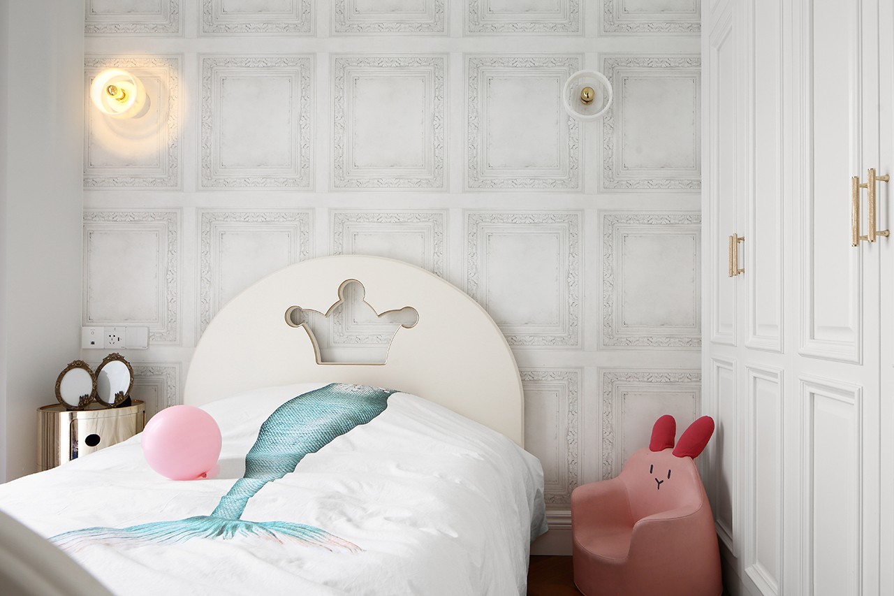 簡歐輕奢風(fēng)格家裝設(shè)計別墅裝修效果圖-兒童房 簡歐輕奢風(fēng)格家裝設(shè)計別墅裝修效果圖-兒童房