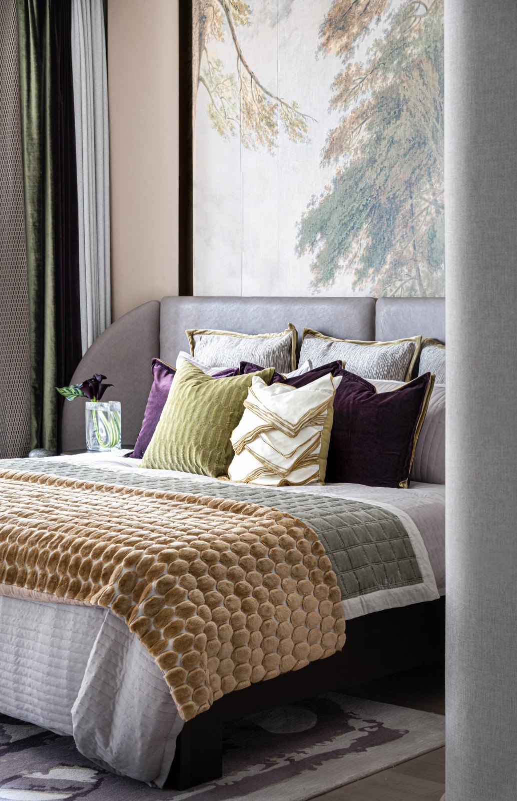 新中式風(fēng)格家裝設(shè)計(jì)室內(nèi)裝修效果圖-主臥 新中式風(fēng)格家裝設(shè)計(jì)室內(nèi)裝修效果圖-主臥