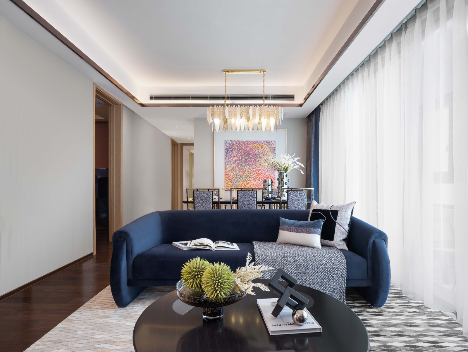 包豪斯風(fēng)格室內(nèi)設(shè)計(jì)家裝案例-客餐廳 包豪斯風(fēng)格室內(nèi)設(shè)計(jì)家裝案例-客餐廳