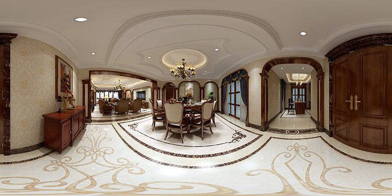 蘭喬圣菲五居大宅320平米現(xiàn)代簡約風(fēng)格裝修案例-餐廳 蘭喬圣菲五居大宅320平米現(xiàn)代簡約風(fēng)格裝修案例-餐廳