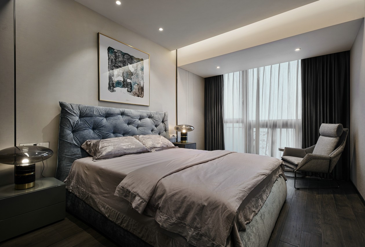 現(xiàn)代簡約風(fēng)格家裝設(shè)計室內(nèi)裝修效果圖-臥室 現(xiàn)代簡約風(fēng)格家裝設(shè)計室內(nèi)裝修效果圖-臥室