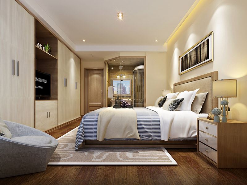 河源市城西花園現(xiàn)代簡約風(fēng)格四居室裝修案例