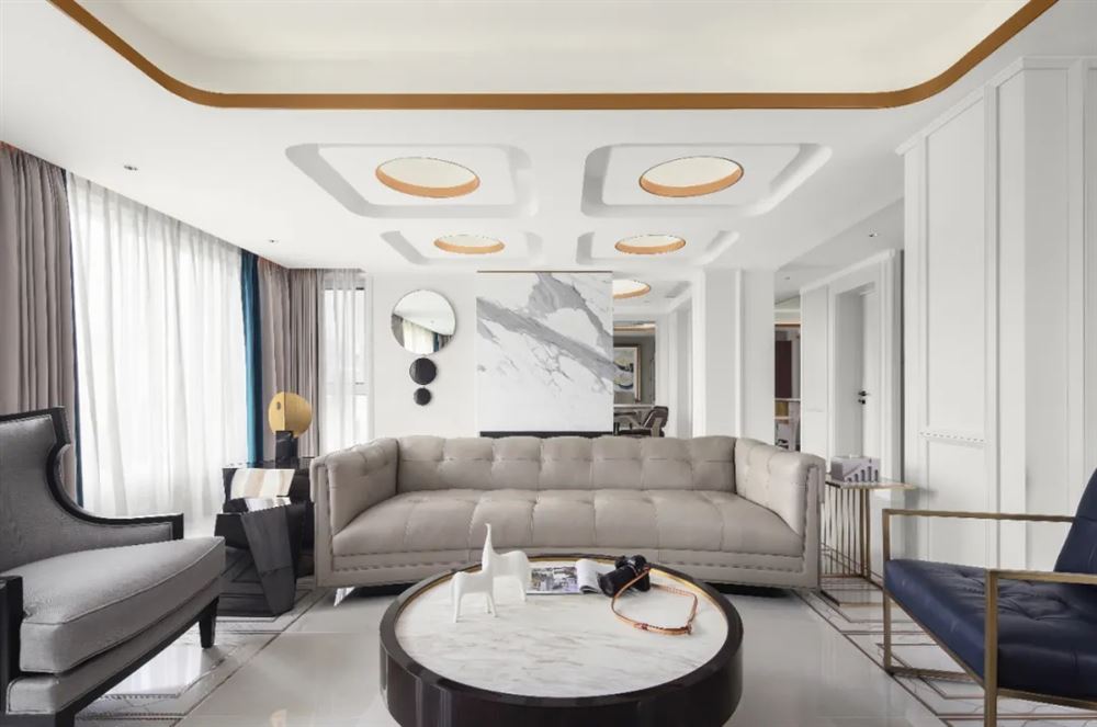 湛江市保利原宇花園輕奢風(fēng)格復(fù)式裝修案例