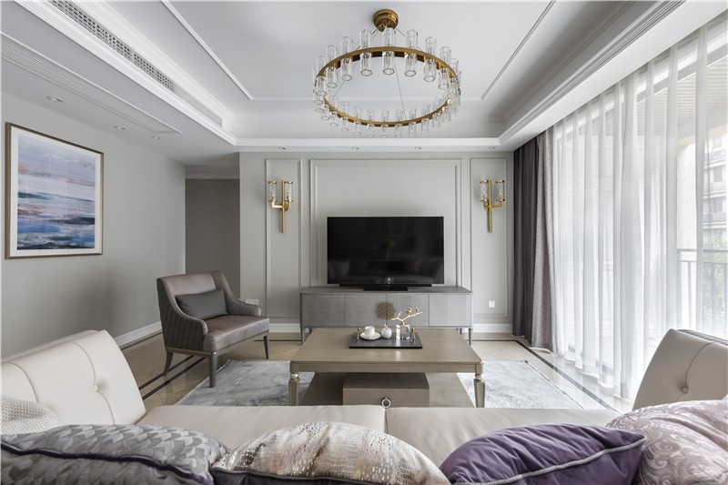 裝修公司美式風格室內(nèi)裝修效果圖-客廳 裝修公司美式風格室內(nèi)裝修效果圖-客廳