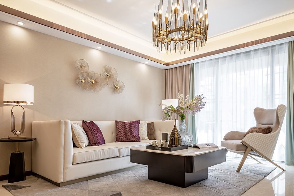 佛山市招商城市主場現(xiàn)代簡約風格四居室裝修案例