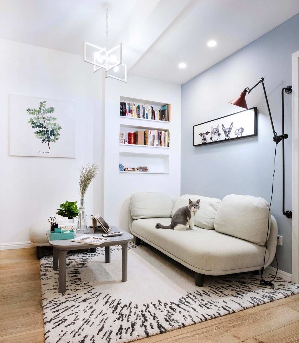 佛山裝修公司北歐風(fēng)格公寓裝修效果圖-客廳 佛山裝修公司北歐風(fēng)格公寓裝修效果圖-客廳