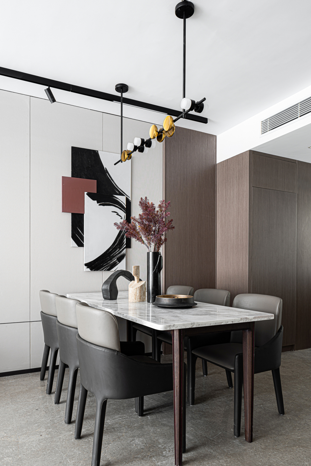 現代簡約風格室內家裝案例效果圖-餐廳 現代簡約風格室內家裝案例效果圖-餐廳