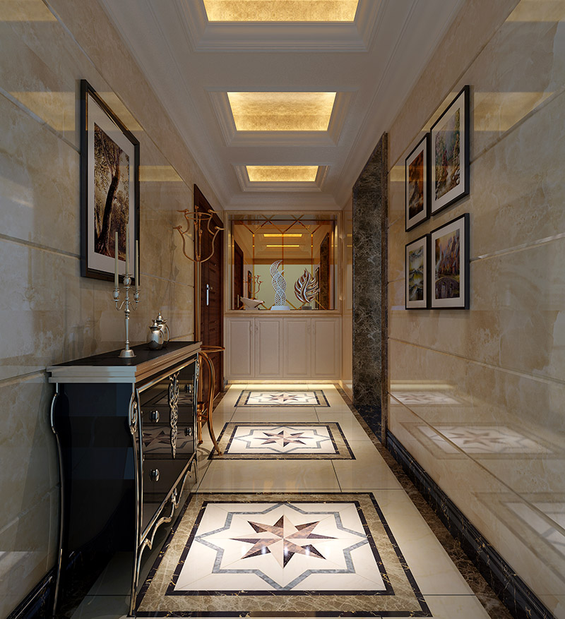 黃岐長信御景峰四居186平米歐式風(fēng)格室內(nèi)裝修案例-玄關(guān) 黃岐長信御景峰四居186平米歐式風(fēng)格室內(nèi)裝修案例-玄關(guān)