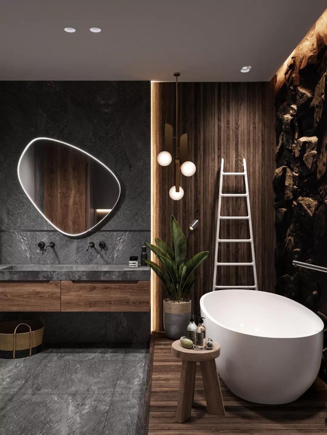 高級(jí)灰+原木色現(xiàn)代風(fēng)格室內(nèi)裝修設(shè)計(jì)效果圖-萬(wàn)達(dá)華府四居140平米-衛(wèi)生間 高級(jí)灰+原木色現(xiàn)代風(fēng)格室內(nèi)裝修設(shè)計(jì)效果圖-萬(wàn)達(dá)華府四居140平米-衛(wèi)生間