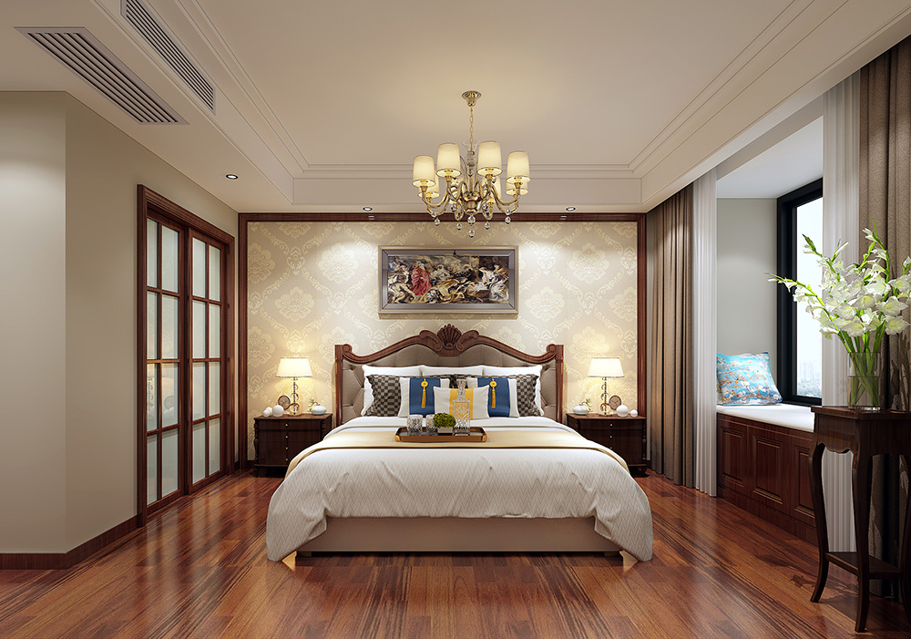 裝修公司歐式風格室內(nèi)裝修效果圖-臥室 裝修公司歐式風格室內(nèi)裝修效果圖-臥室