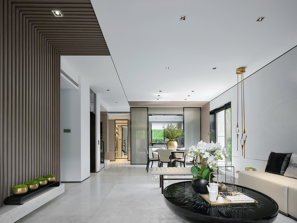 現(xiàn)代風格別墅室內設計家裝案例-客餐廳 現(xiàn)代風格別墅室內設計家裝案例-客餐廳