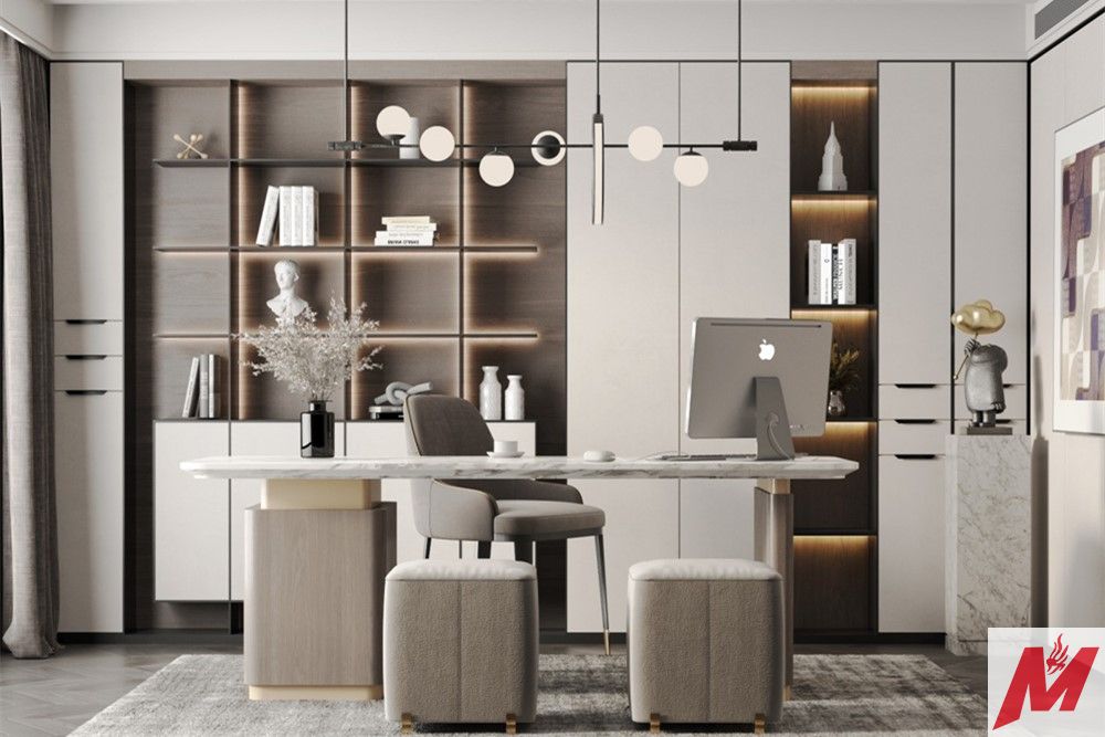 江門市鳳山水岸輕奢風格四居室裝修案例