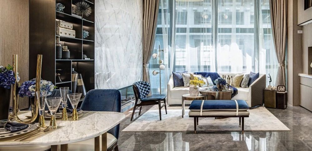 廣州101-200平米輕奢風(fēng)格恒大中央廣場(chǎng)室內(nèi)設(shè)計(jì)效果圖