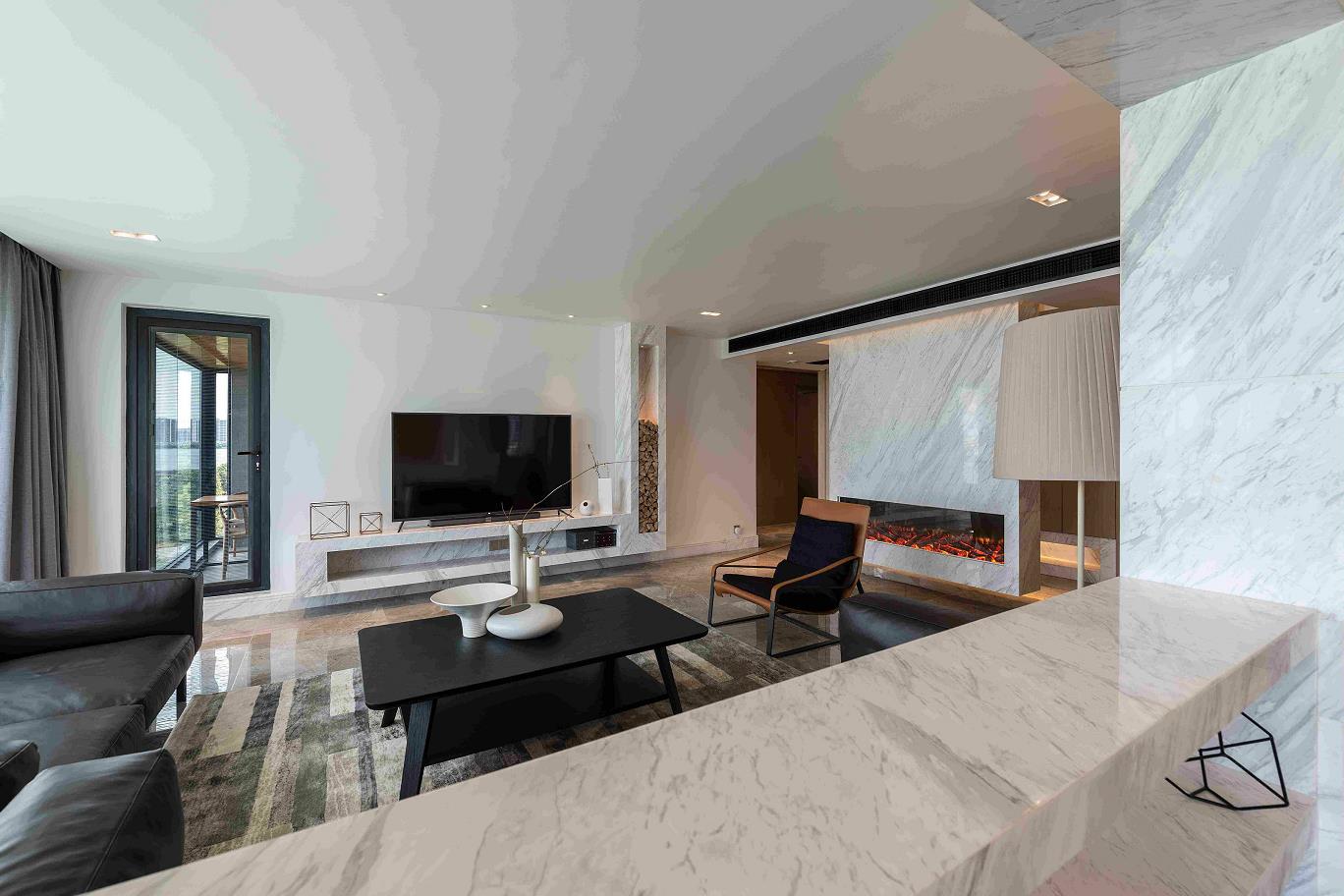 廣州市合景臻頤府現(xiàn)代簡(jiǎn)約風(fēng)格三居室裝修案例