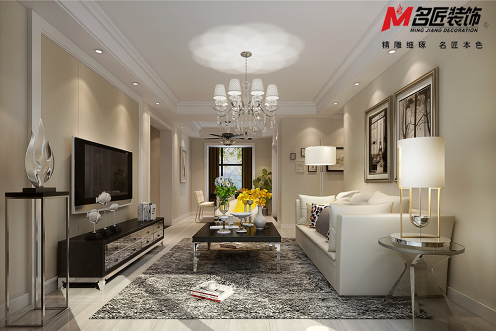 合肥市禹洲·郎溪上里現(xiàn)代簡約風(fēng)格三居室裝修案例