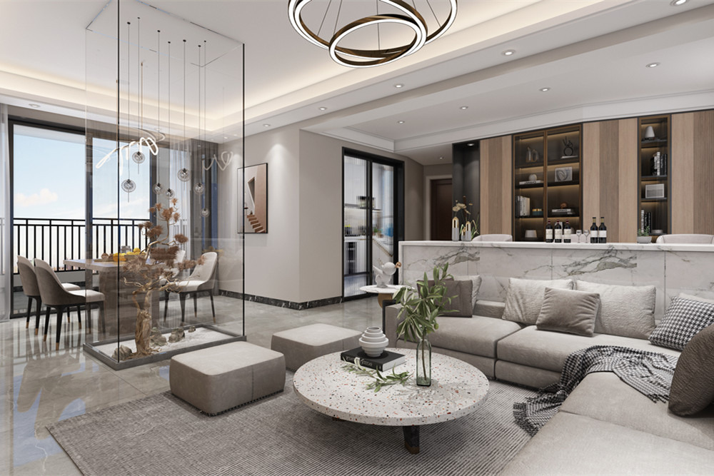 中山市健康花城現(xiàn)代簡約風(fēng)格三居室裝修案例