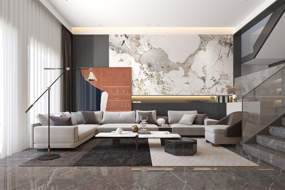 連云港市錦繡香江現(xiàn)代簡(jiǎn)約風(fēng)格復(fù)式裝修案例