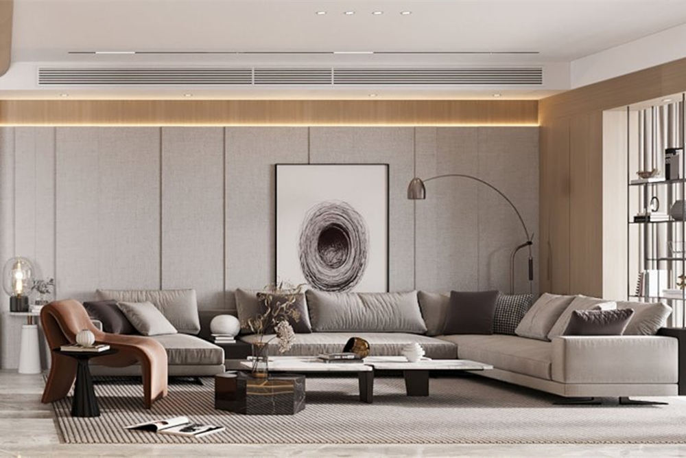 云浮市南洋豪苑現(xiàn)代簡約風格別墅裝修案例