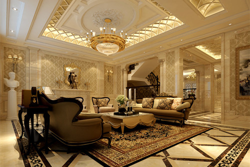 玉林市凱旋世紀廣場歐式風(fēng)格別墅裝修案例