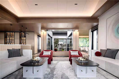 梧州市恒輝萬象公館輕奢風(fēng)格別墅裝修案例