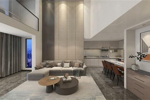 德陽市凱麗景湖現(xiàn)代簡約風格三居室裝修案例