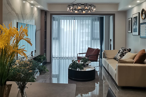 德陽市34號(hào)小區(qū)現(xiàn)代簡約風(fēng)格三居室裝修案例