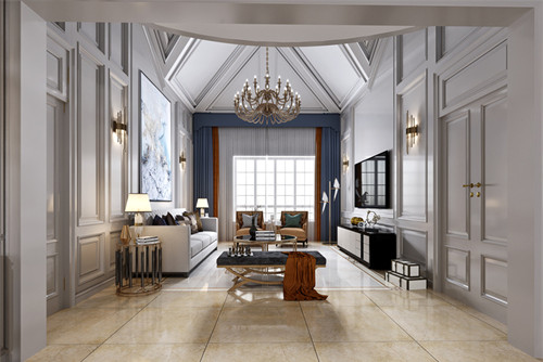 德陽(yáng)市和德春錦美式風(fēng)格復(fù)式裝修案例