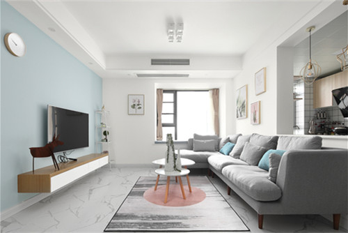 德陽市88號(hào)苑北歐風(fēng)格三居室裝修案例