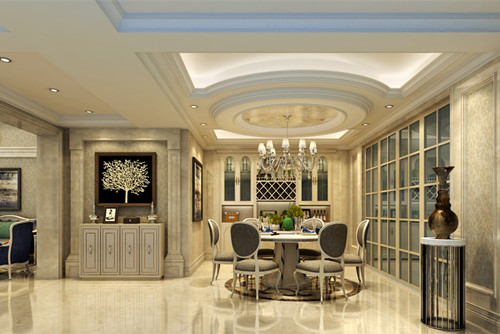 ?？谑泻豌Ｌ母畾W式風(fēng)格復(fù)式裝修案例