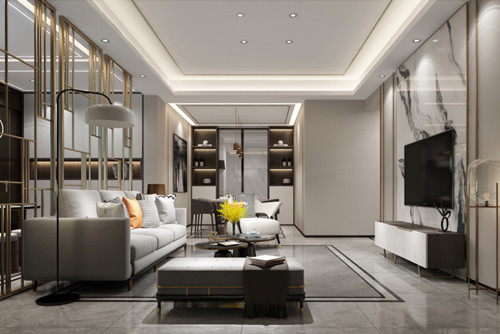 ?？谑卸际猩州p奢風格四居室裝修案例