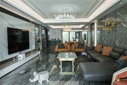 樂(lè)山市領(lǐng)地·瀾山輕奢風(fēng)格四居室裝修案例