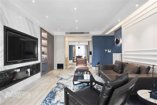 常州市新城桃李郡現(xiàn)代簡約風格三居室裝修案例