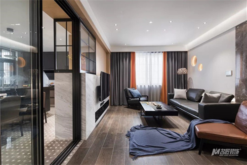 常州市星河國際現(xiàn)代簡約風格三居室裝修案例