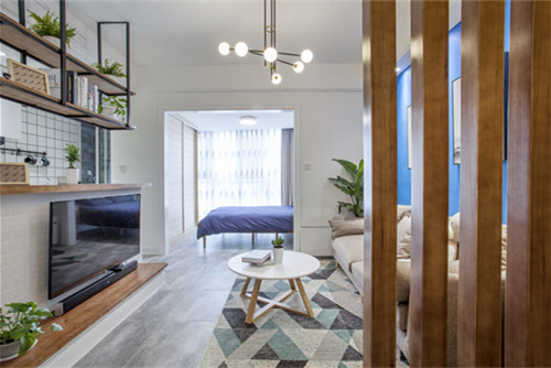 德陽(yáng)市和德春錦北歐風(fēng)格二居室裝修案例