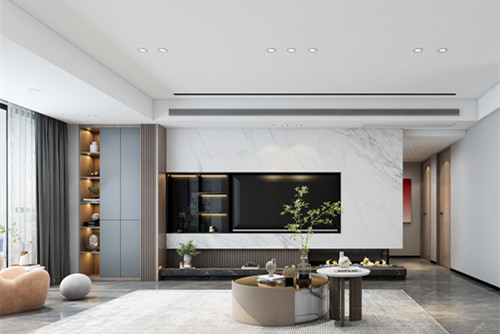江門市美的公園天下現(xiàn)代簡(jiǎn)約風(fēng)格三居室裝修案例