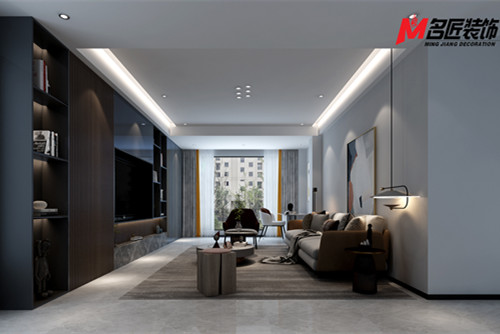 臺(tái)州市鉑金家園現(xiàn)代簡(jiǎn)約風(fēng)格三居室裝修案例