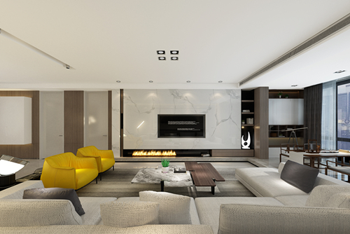 百色市城東左側(cè)地產(chǎn)開(kāi)發(fā)東面3號(hào)住宅樓北歐風(fēng)格四居室裝修案例