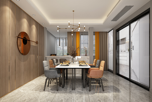 江門市東方明珠現(xiàn)代風(fēng)格四居室裝修案例