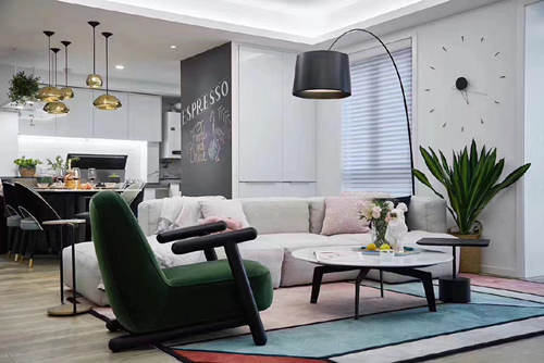 江門市伯爵半島北歐風格三居室裝修案例