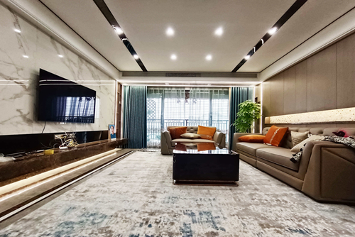 茂名市碧水灣現(xiàn)代簡約風格三居室裝修案例