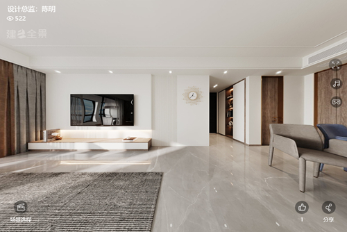 衢州市濱江·春江月現(xiàn)代簡(jiǎn)約風(fēng)格三居室裝修案例