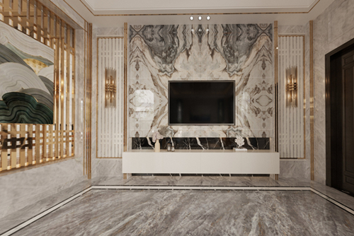 清遠市臥龍五洲世紀(jì)城歐式風(fēng)格別墅裝修案例