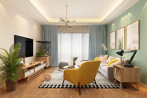 廣州市珠光御景壹號(hào)北歐風(fēng)格四居室裝修案例