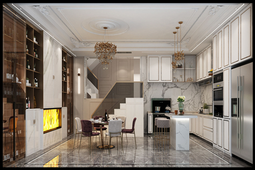 涼山彝族自治州濱河路菜市場(chǎng)現(xiàn)代簡(jiǎn)約風(fēng)格別墅裝修案例