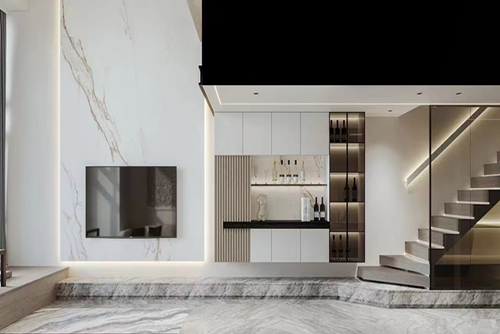 清遠(yuǎn)市荷興廣場現(xiàn)代簡約風(fēng)格復(fù)式裝修案例