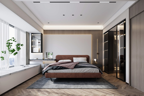 ?？谑懈蹗u花園現代簡約風格平層裝修案例