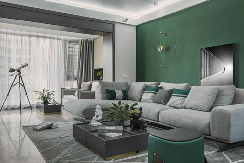 ?？谑邪查w小區(qū)現(xiàn)代簡約風(fēng)格三居室裝修案例